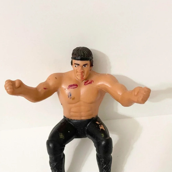 Vtg 1986 WWF LJN Wrestling Superstars  Ricky The Dragon Steamboat Thumb Wrestler - Picture 13 of 14